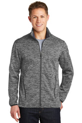 Sport-Tek ® PosiCharge ® Electric Heather Soft Shell Jacket. JST30