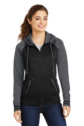 Sport-Tek ® Women's Sport-Wick ® Varsity Fleece Full-Zip Hooded Jacket. LST236