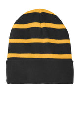 Sport-Tek ® Striped Beanie with Solid Band. STC31