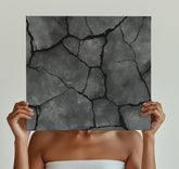 Striking Cracked Concrete