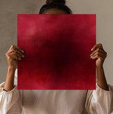 Whimsical Rich Cranberry Red