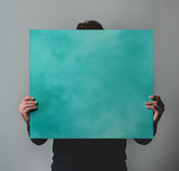 Textured vibrant Emerald Turquoise