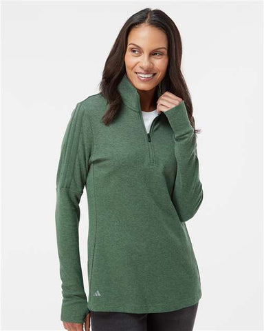 Women's 3-Stripes Quarter-Zip Sweater