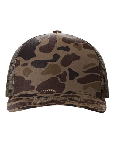 Five-Panel Printed Trucker Cap