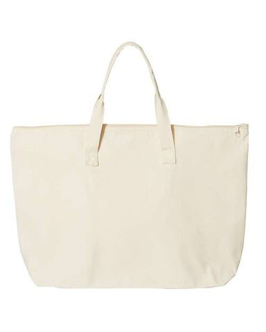 Tote with Top Zippered Closure