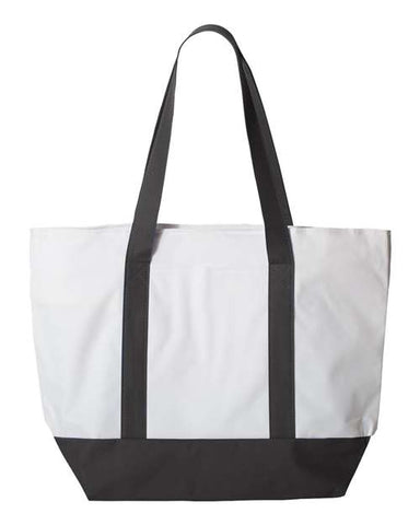 Bay View Giant Zippered Tote