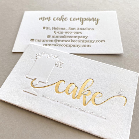 Foil Stamped Business Cards