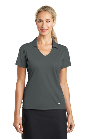 Nike Ladies Dri FIT Vertical Mesh Polo. 637165 Cotton Paperie