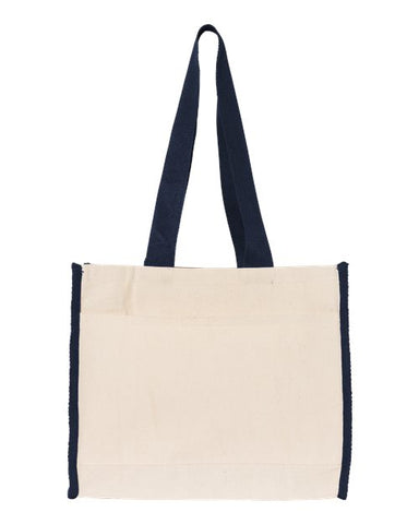 14L Tote with Contrast-Color Handles