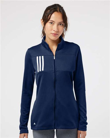 Women's 3-Stripes Double Knit Full-Zip