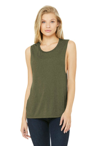 BELLA+CANVAS ® Women's Flowy Scoop Muscle Tank. BC8803