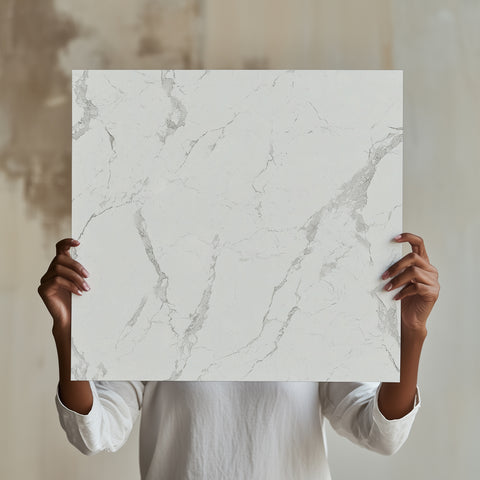 Lustrous Carrara Marble