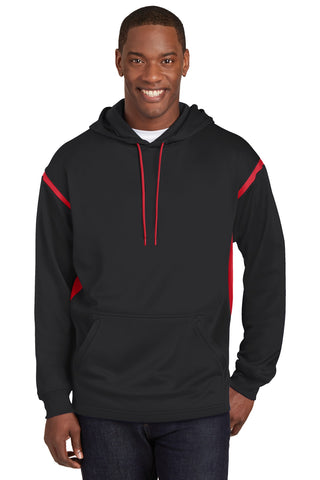 Sport-Tek ®  Tech Fleece Colorblock Hooded Sweatshirt. F246