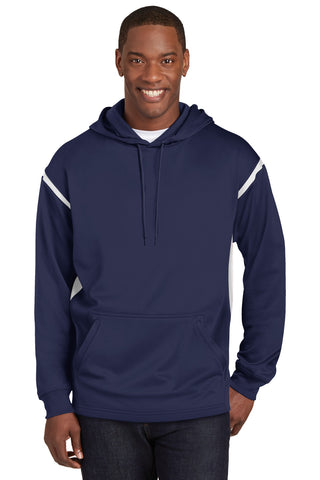 Sport-Tek ®  Tech Fleece Colorblock Hooded Sweatshirt. F246