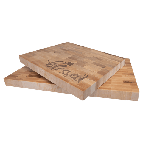 Engraved Butcher Block Cutting Board