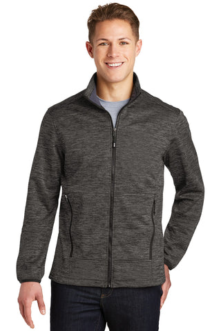 Sport-Tek® PosiCharge® Electric Heather Soft Shell Jacket. JST30