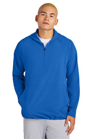 Sport-Tek® Repeat 1/2-Zip Long Sleeve Hooded Jacket JST488