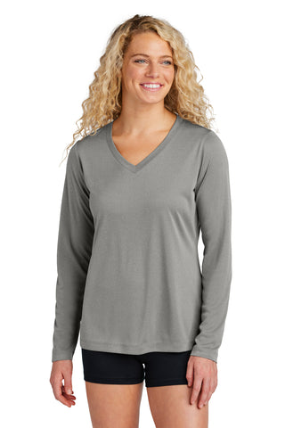 Sport-Tek® Ladies Long Sleeve PosiCharge® Competitor™ V-Neck Tee. LST353LS