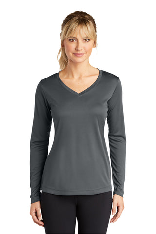 Sport-Tek® Ladies Long Sleeve PosiCharge® Competitor™ V-Neck Tee. LST353LS