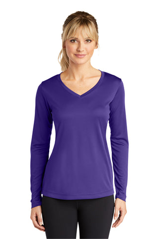 Sport-Tek® Ladies Long Sleeve PosiCharge® Competitor™ V-Neck Tee. LST353LS