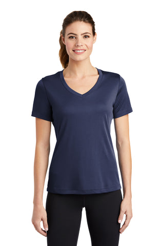 Sport-Tek® Ladies PosiCharge® Competitor™ V-Neck Tee. LST353