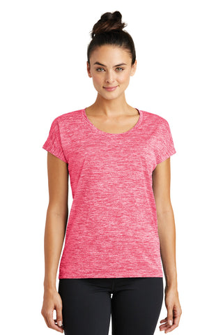 Sport-Tek® Ladies PosiCharge® Electric Heather Sporty Tee. LST390