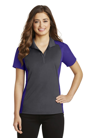 Sport-Tek® Ladies Colorblock Micropique Sport-Wick® Polo. LST652