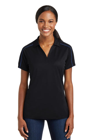 Sport-Tek ®  Women's Micropique Sport-Wick ®  Piped Polo. LST653