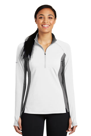 Sport-Tek® Ladies Sport-Wick® Stretch Contrast 1/4-Zip Pullover. LST854