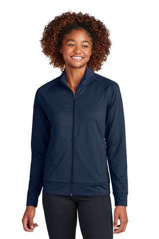 Sport-Tek® Ladies Sport-Wick® Stretch Full-Zip Cadet Jacket LST857