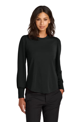 Mercer+Mettle ®  Women's Stretch Jersey Long Sleeve Blouson Top MM1019