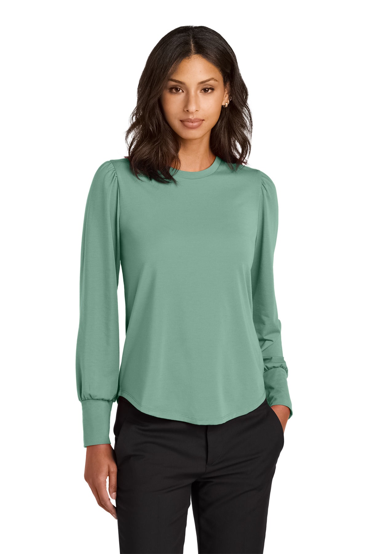 Mercer+Mettle ® Women's Stretch Jersey Long Sleeve Blouson Top