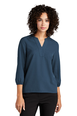 Mercer+Mettle® Women's Stretch Crepe 3/4-Sleeve Blouse MM2011