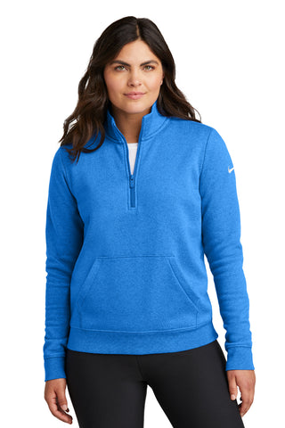 Nike Ladies Club Fleece Sleeve Swoosh 1/2-Zip NKDX6720