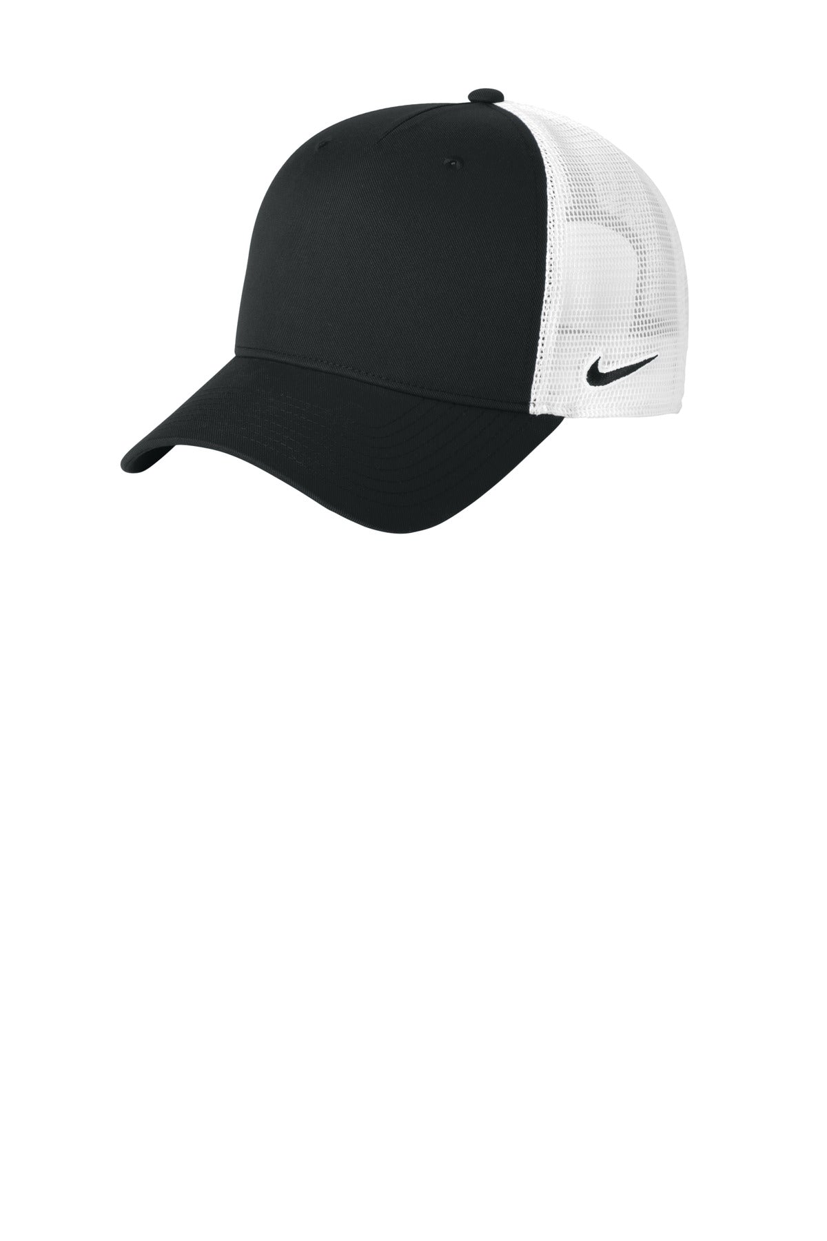 Nike Snapback Mesh Trucker Cap NKFN9893 Black/ White M/L