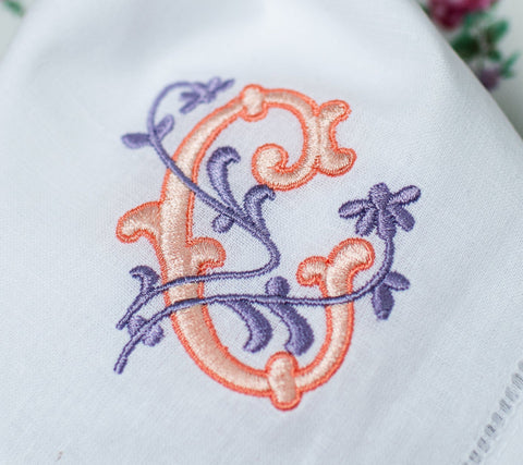 Custom Embroidered Napkins