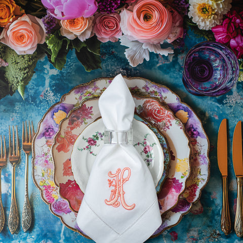 Custom Embroidered Napkins