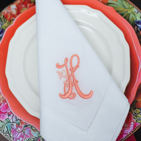 Custom Embroidered Napkins