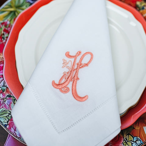 Custom Embroidered Napkins