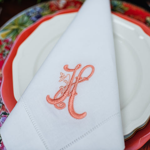 Custom Embroidered Napkins