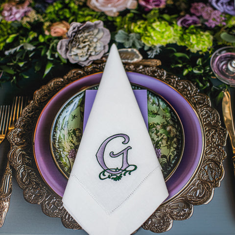 Custom Embroidered Napkins