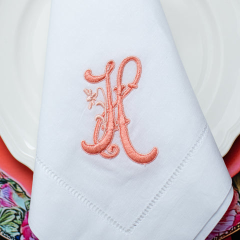 Custom Embroidered Napkins