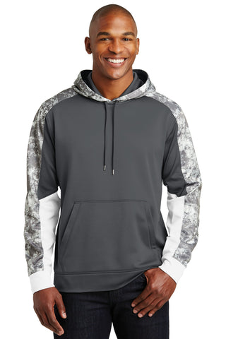 Sport-Tek® Sport-Wick® Mineral Freeze Fleece Colorblock Hooded Pullover. ST231