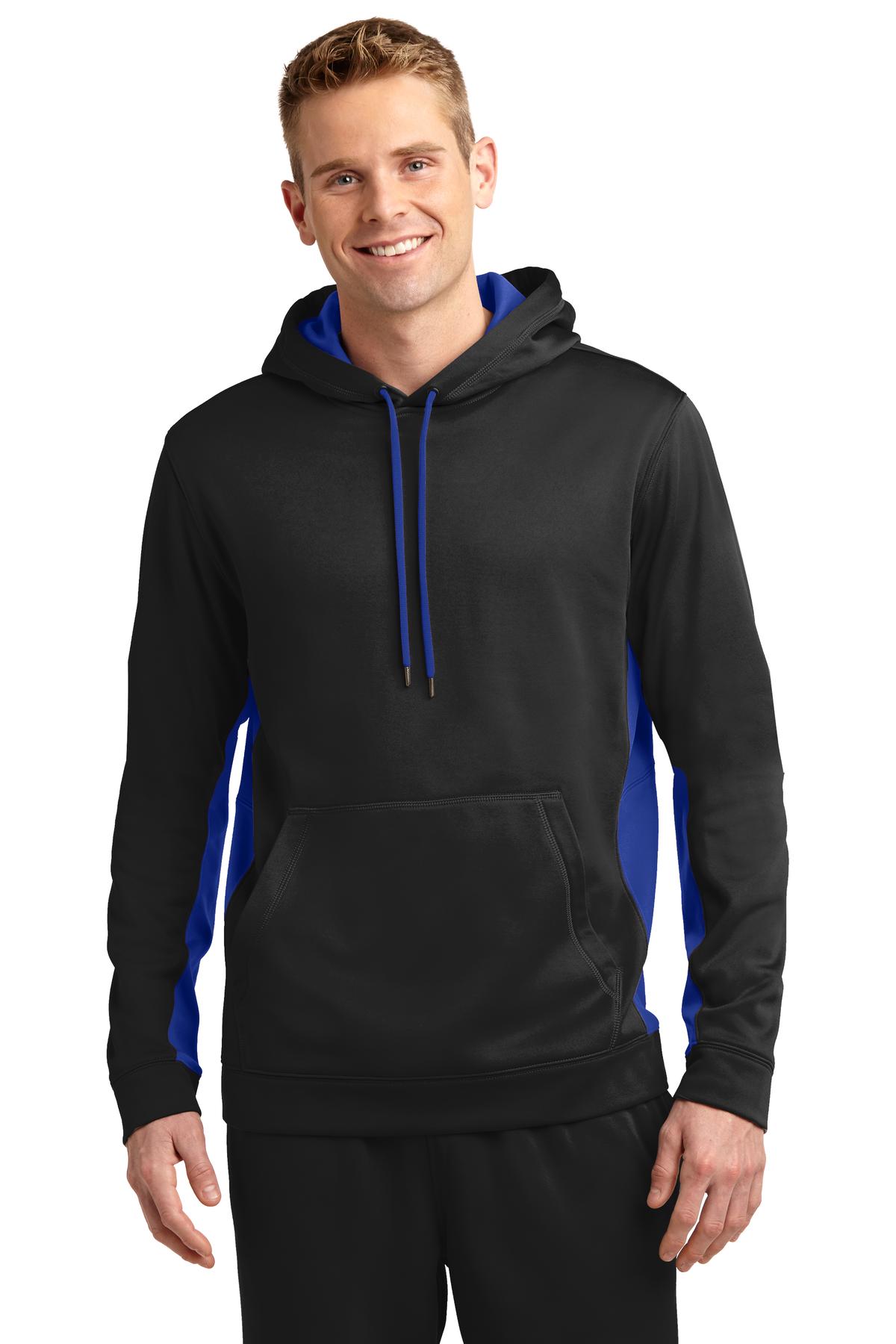 Sport-Tek ® Sport-Wick ® Fleece Colorblock Hooded ST235
