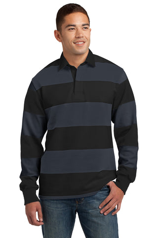 Sport-Tek® Classic Long Sleeve Rugby Polo. ST301