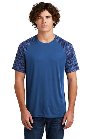 Sport-Tek® Drift Camo Colorblock Tee ST376