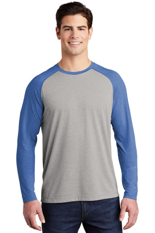 Sport-Tek ® PosiCharge ® Long Sleeve Tri-Blend Wicking Raglan Tee ST400LS