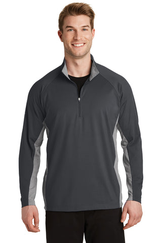 Sport-Tek® Sport-Wick® Stretch Contrast 1/4-Zip Pullover. ST854