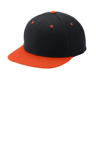 Sport-Tek® Yupoong® Flat Bill Snapback Cap. STC19