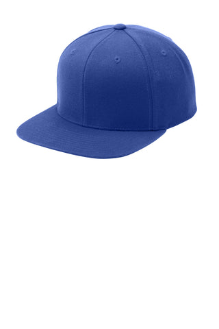 Sport-Tek® Yupoong® Flat Bill Snapback Cap. STC19